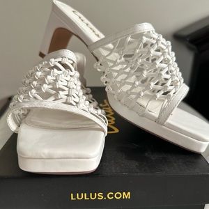 White Lulu’s shoes